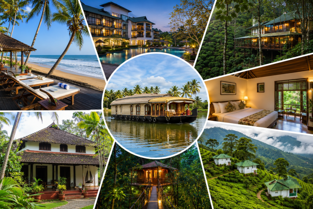 Hotels, Resorts, Homestays